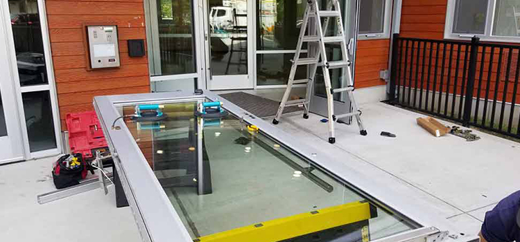 storefront door glass replacement Fairfax